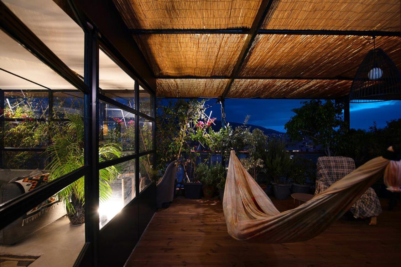 Unique Solar Penthouse With Jacuzzi And Sauna In Central Athen Eksteriør billede