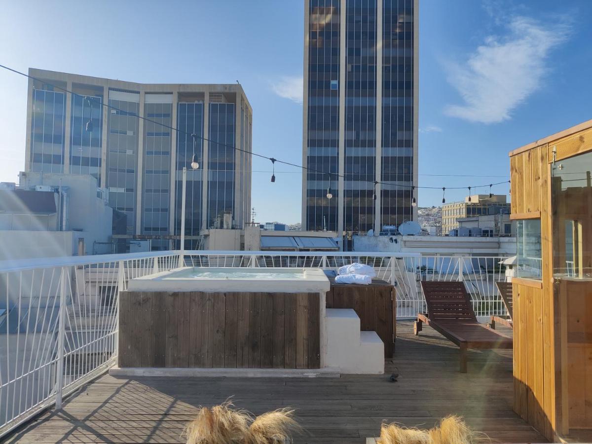 Unique Solar Penthouse With Jacuzzi And Sauna In Central Athen Eksteriør billede